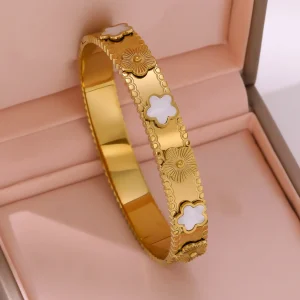 Classic Stainless Steel Bangle Bracelet for Ladies Timeless Daily Wear