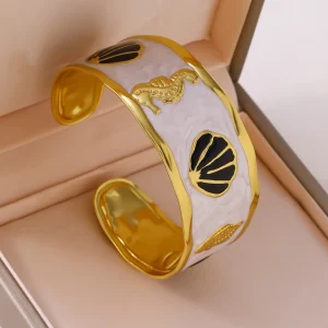 Stainless Steel Bangle for Girlfriend Dainty Fashion Sweet Jewelry
