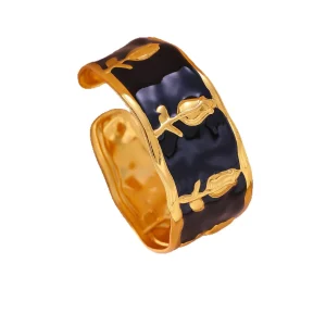 Mother's Day Gift Stainless Steel Bangle for Mom Elegant Jewelry