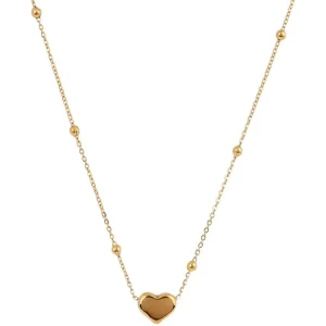 18K Gold Plated Stainless Steel Dainty Necklace For Women Fashion Jewelry