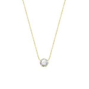 Waterproof Gold Plated Stainless Steel Necklace Minimalist For Women