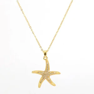 Stainless Steel Gold Plated Curb Chain Necklace Womens Fashion