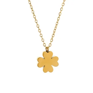 Stainless Steel Gold Plated Cross Necklace For Women Fashion