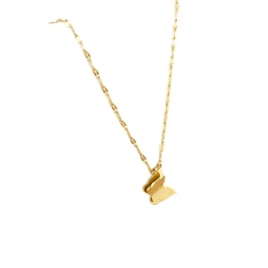 Stainless Steel Gold Plated Pearl Necklace Fashion For Women