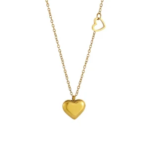 Stainless Steel Gold Plated Butterfly Necklace For Women Fashion