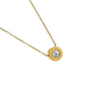 Stainless Steel 18K Gold Plated Layered Necklace Trendy Women