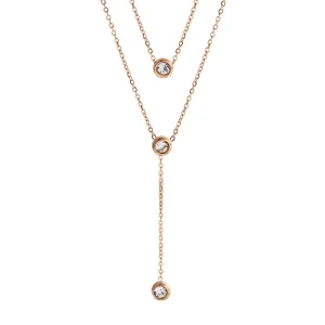 Gold Stainless Steel Mariner Chain Necklace Plated For Women