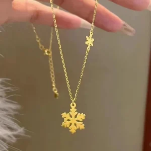 Stainless Steel Vacuum Gold Plated Dainty Necklace Women Jewelry