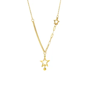 Stainless Steel Vacuum Gold Plated Choker For Women Fashion